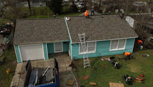 eighbouring roofs